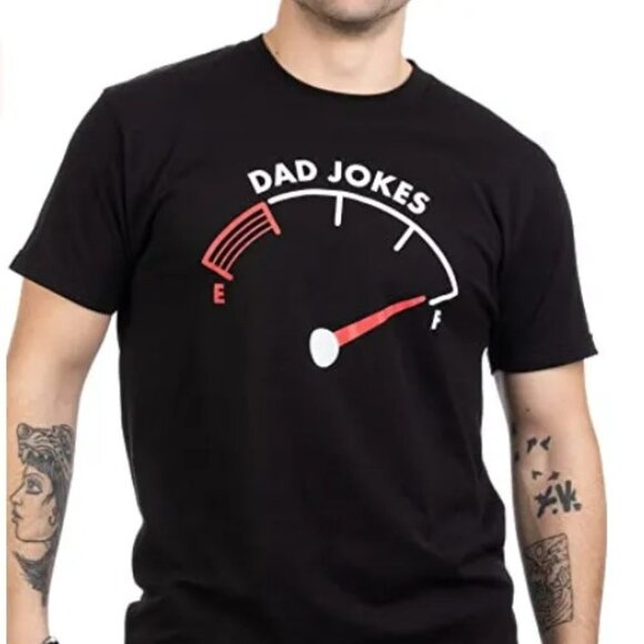 Dad Jokes Tank is Full T-shirt - Picture 1 of 3